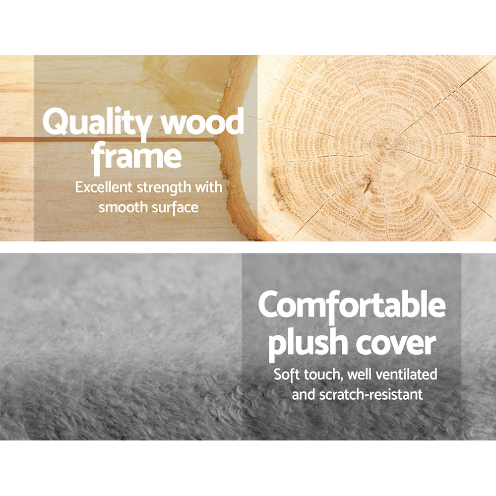 i.Pet Cat Tree 82cm Trees Scratching Post Scratcher Tower Condo House Furniture Wood Slide - Pet And Farm