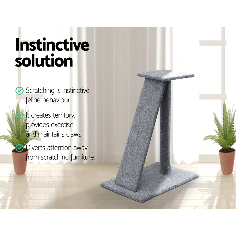 i.Pet Cat Tree 82cm Trees Scratching Post Scratcher Tower Condo House Furniture Wood Slide - Pet And Farm