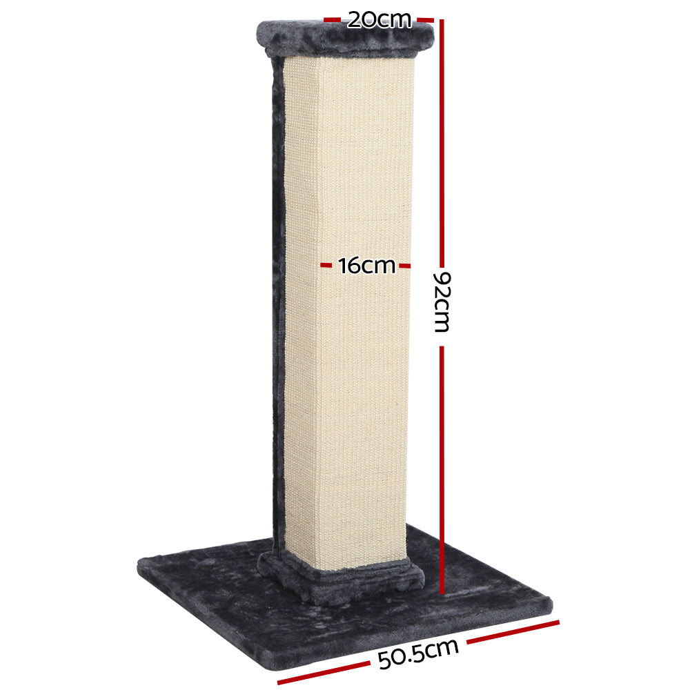 i.Pet Cat Tree Trees Scratching Post 92cm Sisal Scratcher Tower Condo House Tall - Pet And Farm
