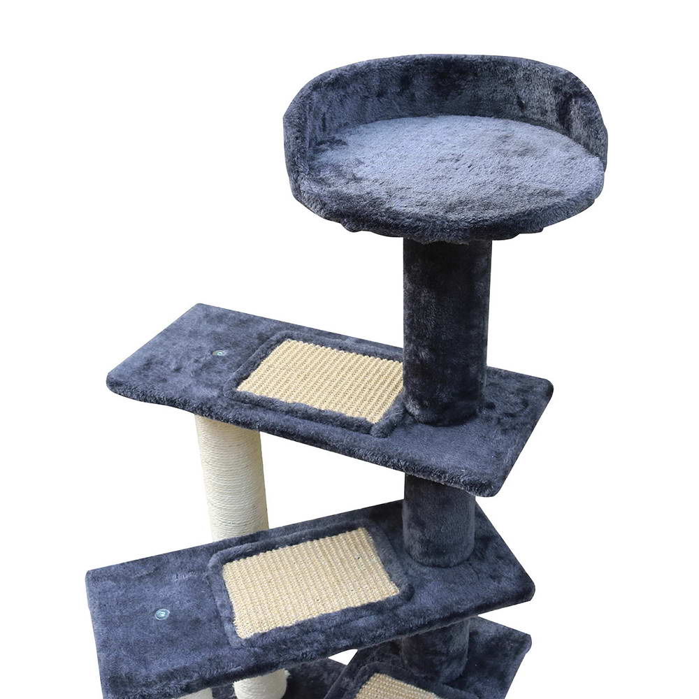 i.Pet Cat Tree 100cm Trees Scratching Post Scratcher Tower Condo House Furniture Wood Steps - Pet And Farm