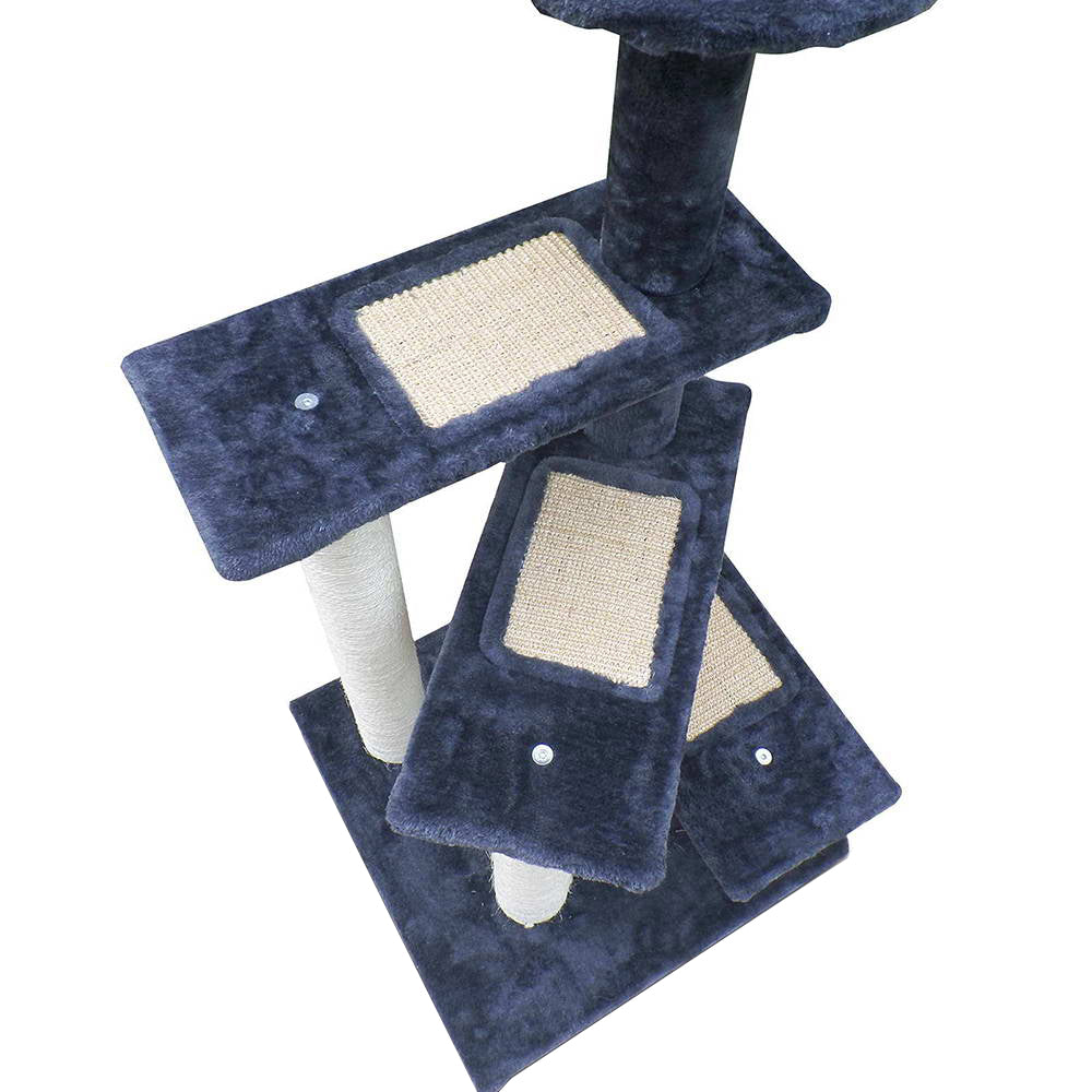 i.Pet Cat Tree 100cm Trees Scratching Post Scratcher Tower Condo House Furniture Wood Steps - Pet And Farm
