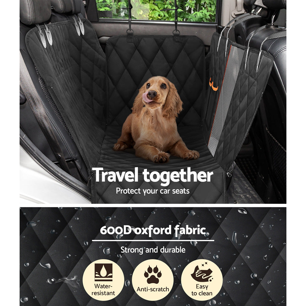 i.Pet Pet Car Seat Cover Dog Protector Hammock Back Waterproof Belt Non Slip Mat - Pet And Farm