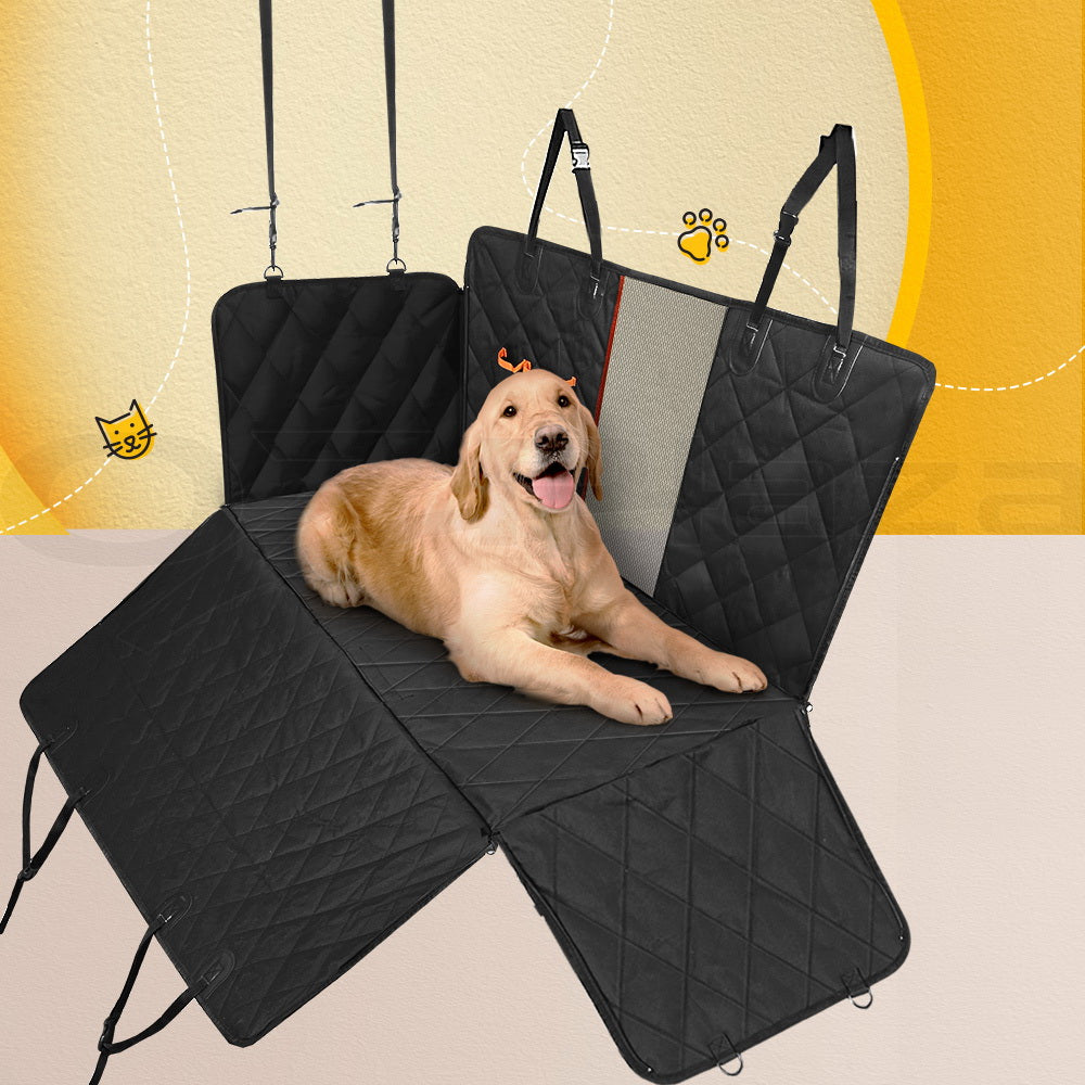 i.Pet Pet Car Seat Cover Dog Hammock Protector Back Waterproof Belt Non Slip Mat - Pet And Farm