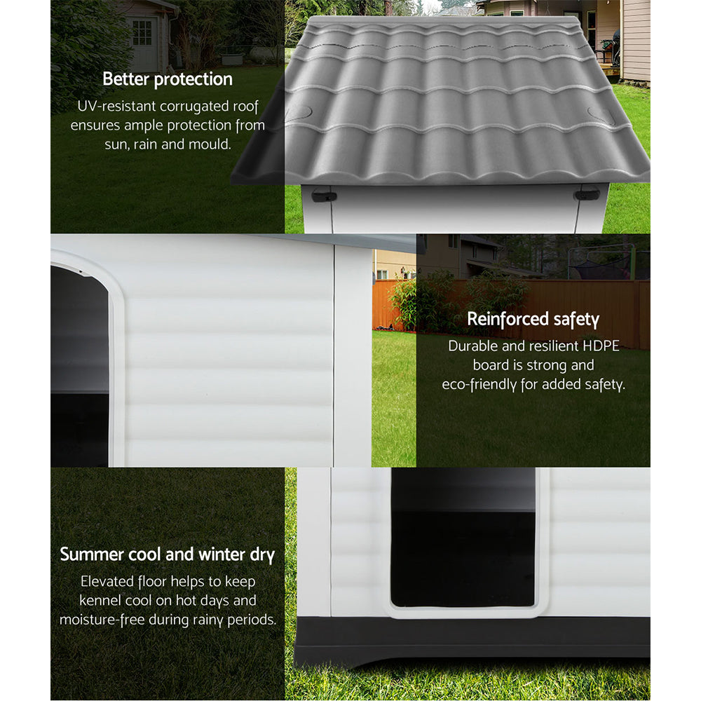i.Pet Extra Extra Large Pet Kennel - Grey - Pet And Farm