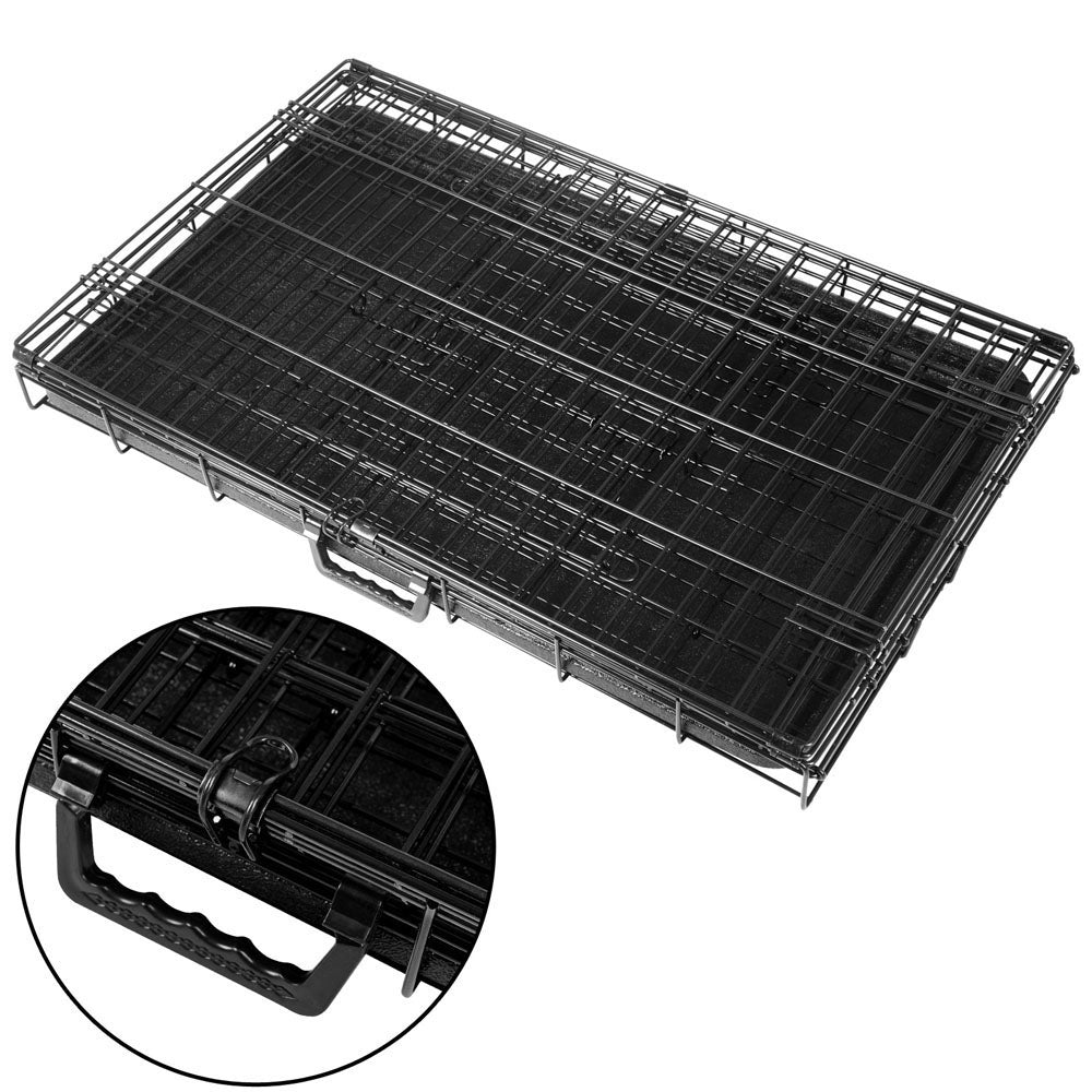 i.Pet 36" Dog Cage Crate Kennel 3 Doors - Pet And Farm