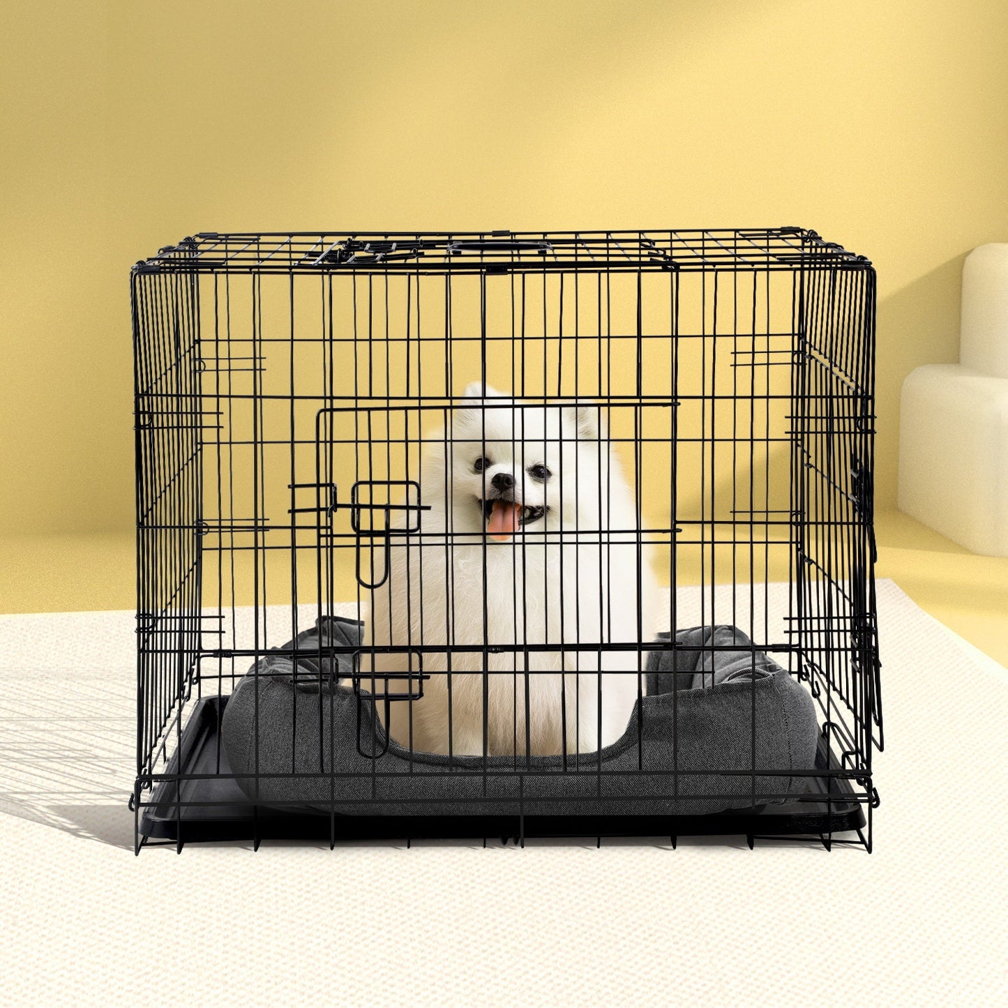 i.Pet 36" Dog Cage Crate Kennel 3 Doors - Pet And Farm