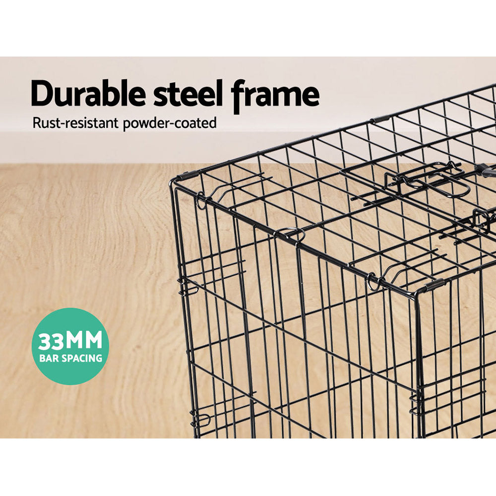 i.Pet 48inch Pet Cage - Black - Pet And Farm