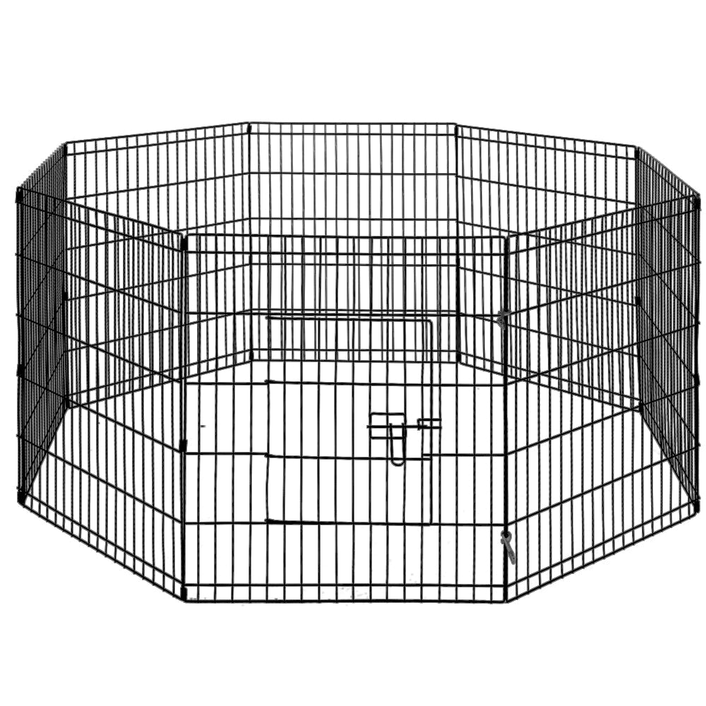 i.Pet 30" 8 Panel Pet Dog Playpen Puppy Exercise Cage Enclosure Play Pen Fence - Pet And Farm