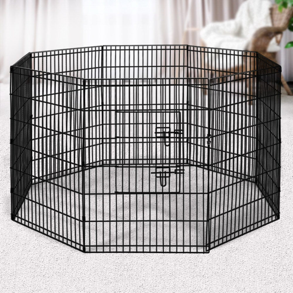 i.Pet 2X36" 8 Panel Pet Dog Playpen Puppy Exercise Cage Enclosure Fence Play Pen - Pet And Farm
