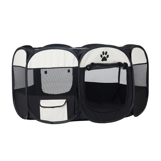 i.Pet Dog Playpen Pet Playpen Enclosure Crate 8 Panel Play Pen Tent Bag Puppy Fence 2XL - Pet And Farm