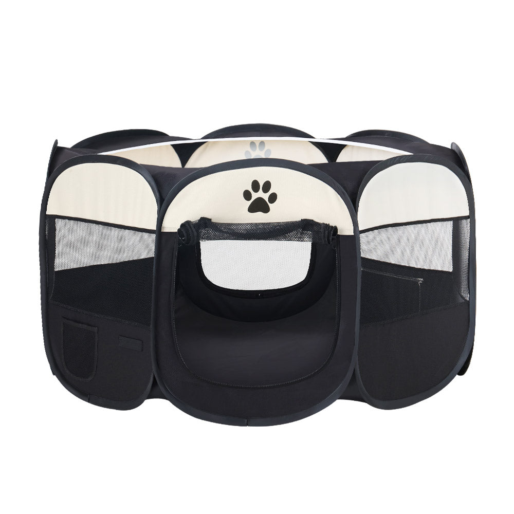 i.Pet Dog Playpen Pet Playpen Enclosure Crate 8 Panel Play Pen Tent Bag Puppy Fence 2XL - Pet And Farm