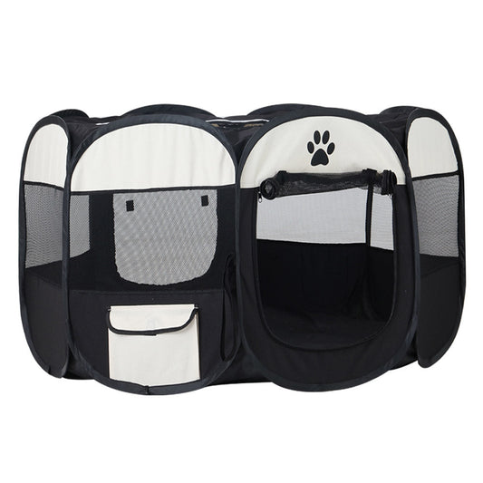 i.Pet Dog Playpen Pet Playpen Enclosure Crate 8 Panel Play Pen Tent Bag Fence Puppy 3XL - Pet And Farm