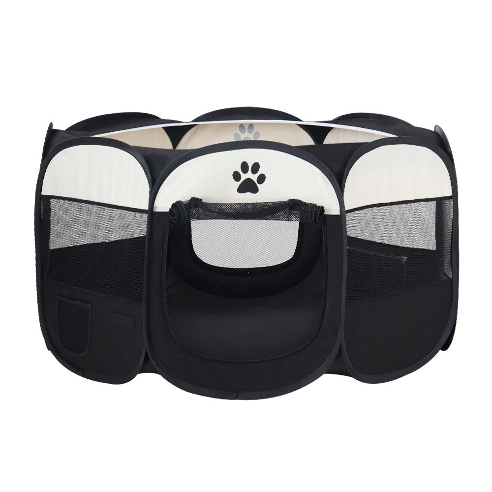i.Pet Dog Playpen Pet Playpen Enclosure Crate 8 Panel Play Pen Tent Bag Fence Puppy XL - Pet And Farm