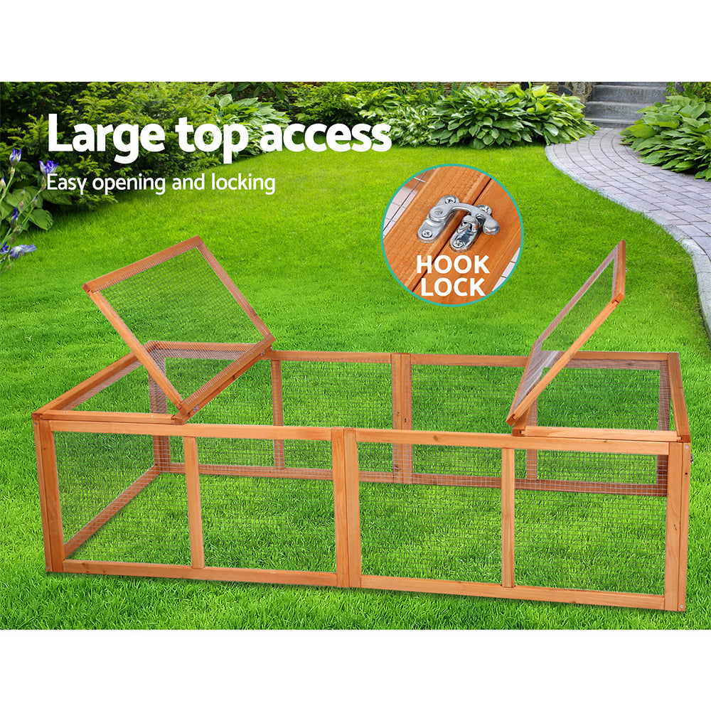 i.Pet Rabbit Hutch Chicken Coop - Pet And Farm