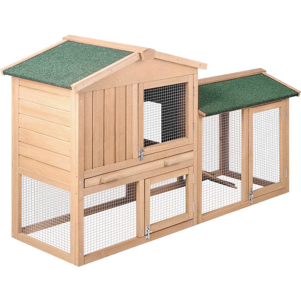 i.Pet 138cm Wide Wooden Pet Coop - Pet And Farm
