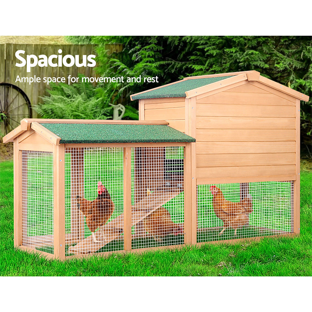 i.Pet 138cm Wide Wooden Pet Coop - Pet And Farm