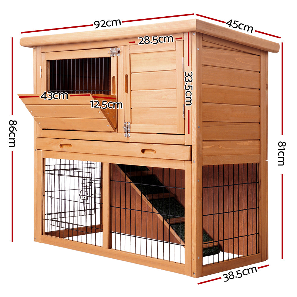 i.Pet 86cm Tall Wooden Pet Coop - Pet And Farm