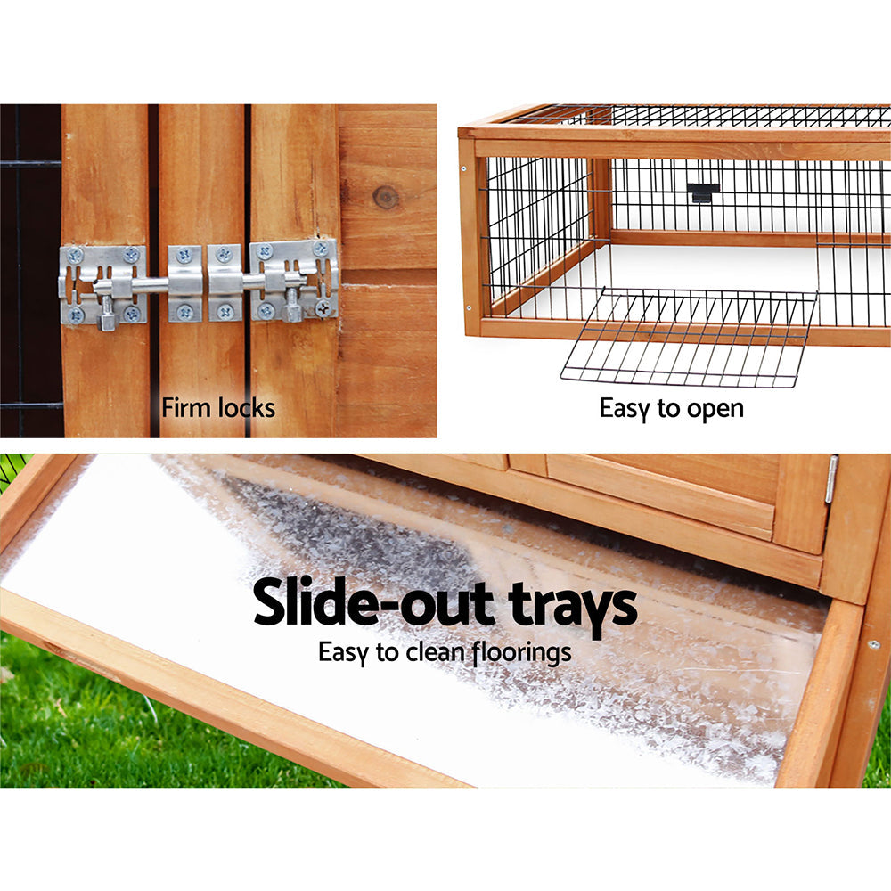 i.Pet 155cm Tall Wooden Pet Coop - Pet And Farm