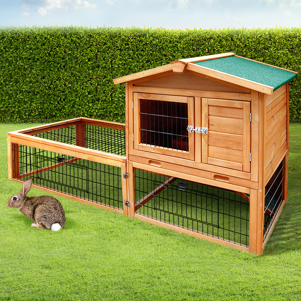 i.Pet 155cm Tall Wooden Pet Coop - Pet And Farm