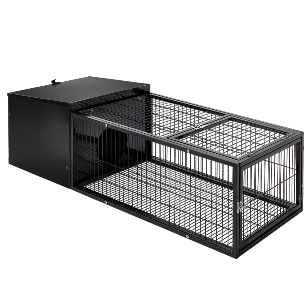 i.Pet Rabbit Cage Hutch Cages Indoor Outdoor Hamster Enclosure Pet Metal Carrier 122CM Length - Pet And Farm
