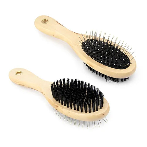 Pet Double Oval Brush - Pet And Farm