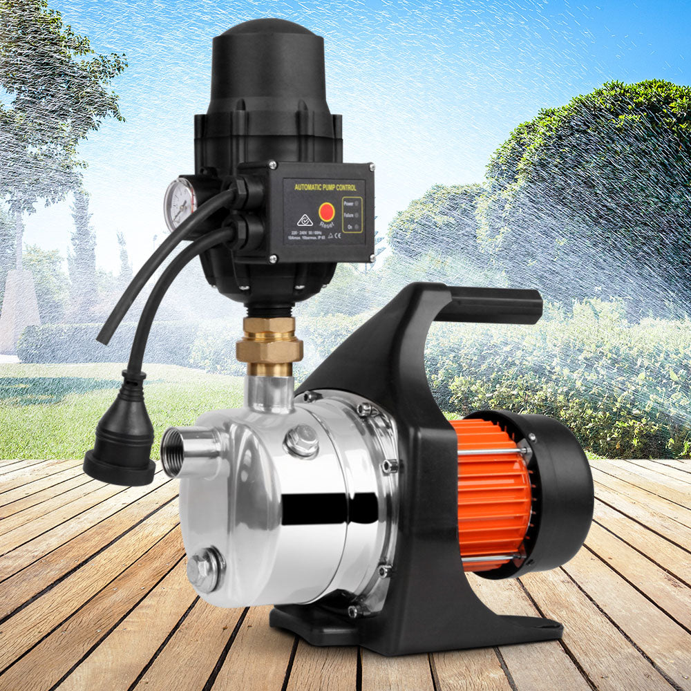 Giantz 1500W High Pressure Garden Water Pump with Auto Controller - Pet And Farm