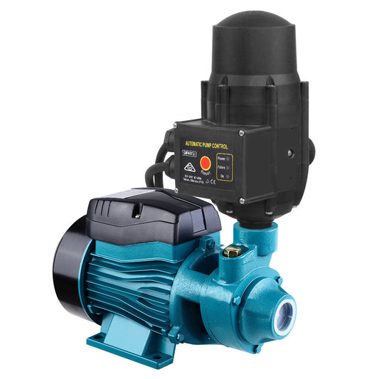 Giantz Peripheral Water Pump Garden Boiler Car Wash Auto Irrigation QB60 Black - Pet And Farm