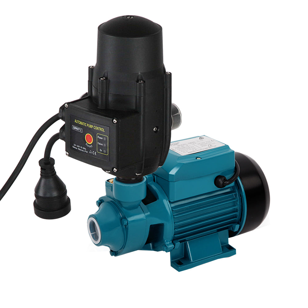 Giantz Auto Peripheral Pump Clean Water Garden Farm Rain Tank Irrigation QB60 - Pet And Farm