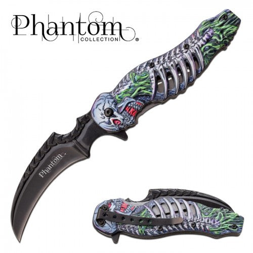 Phantom Collection – Skull Folding Knife