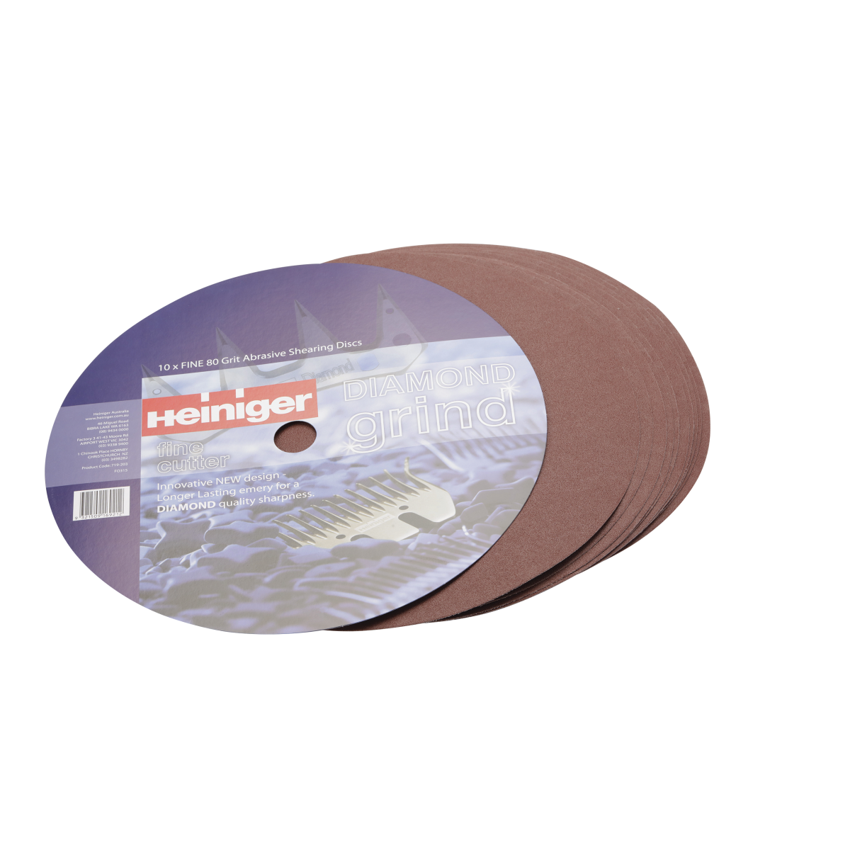 Heiniger Shearers Emery Fine x 10 - Pet And Farm