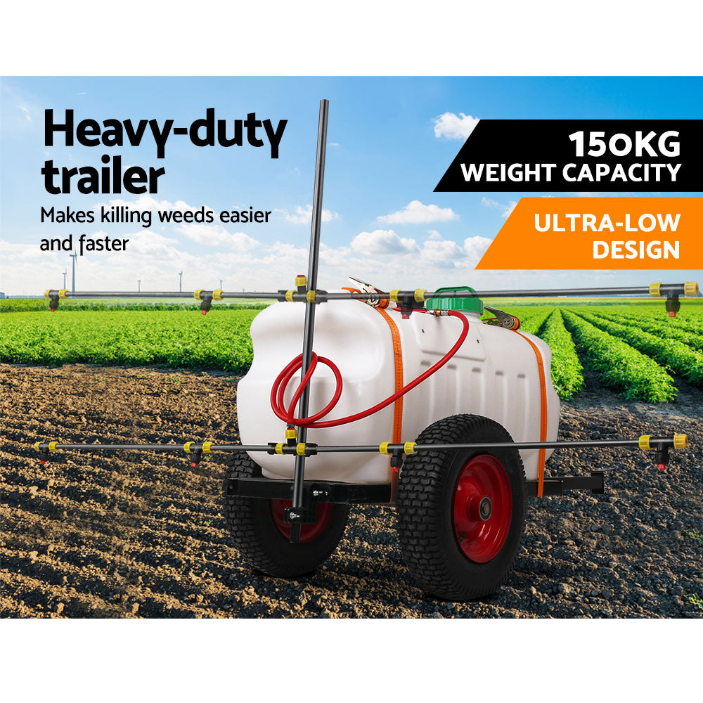 Giantz Weed Sprayer 100L Tank with Trailer - Pet And Farm