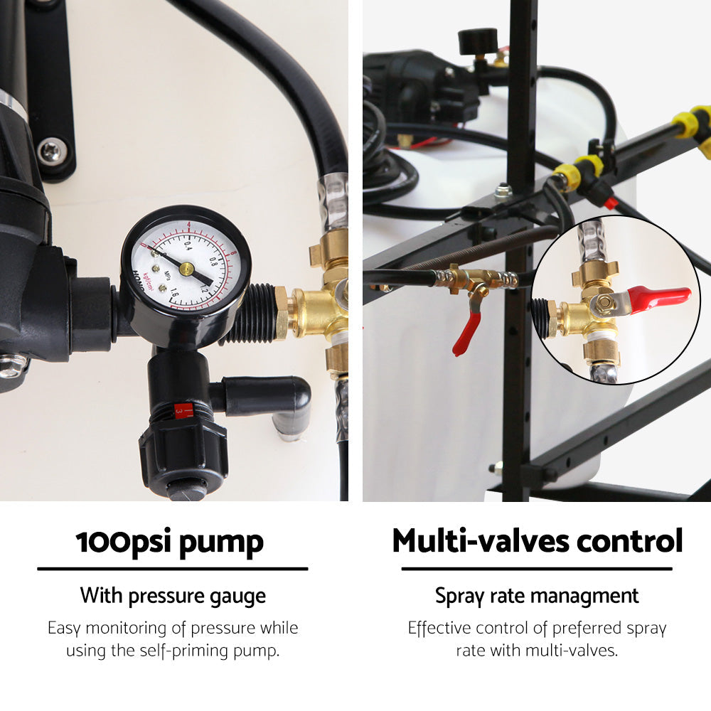 Giantz Weed Sprayer 100L Tank with Boom Sprayer - Pet And Farm
