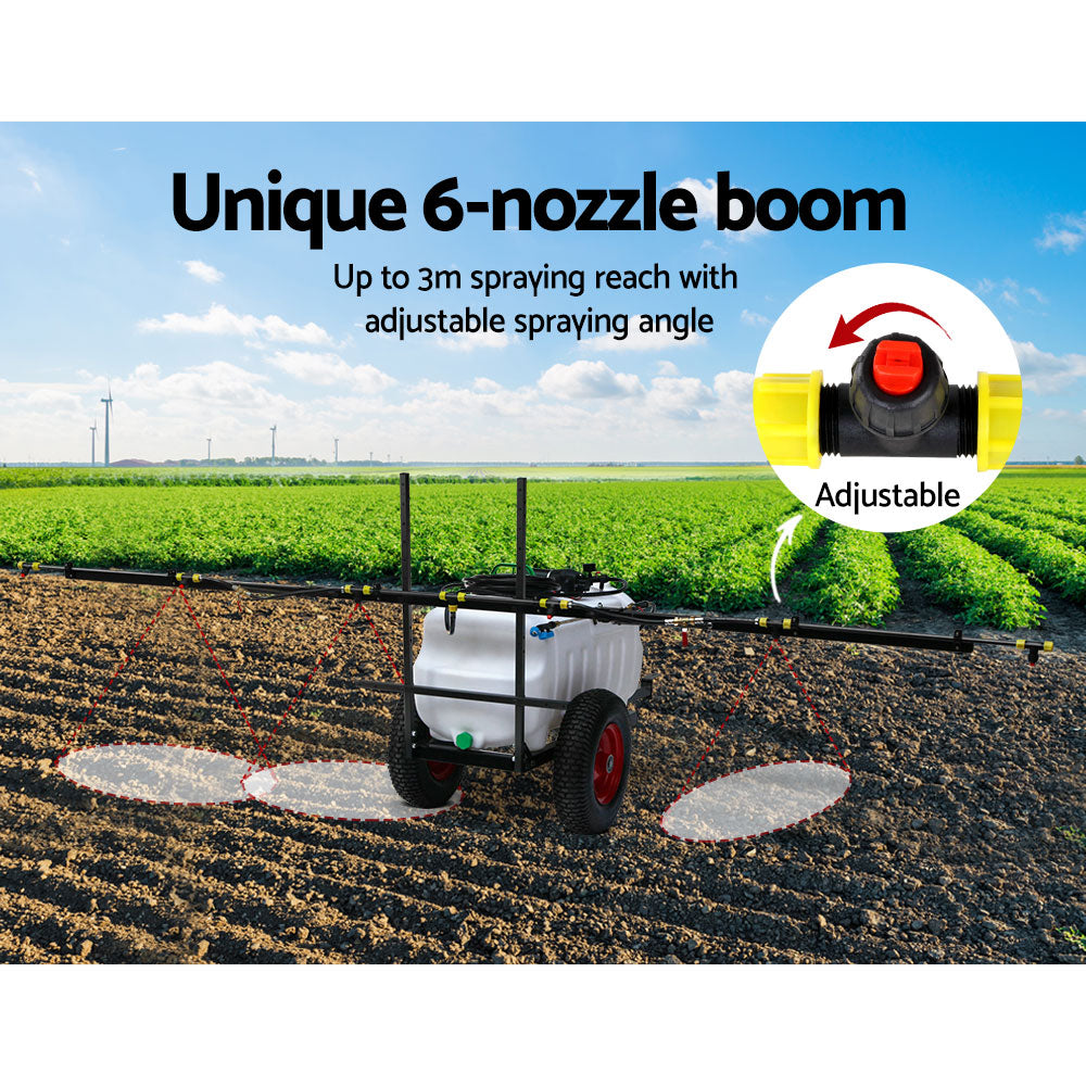 Giantz Weed Sprayer 100L Tank with Trailer - Pet And Farm