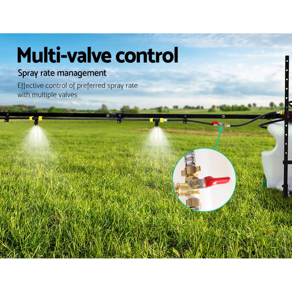 Giantz Weed Sprayer 5M Boom Spot Spray Tank ATV Trailer Tractor 100L - Pet And Farm