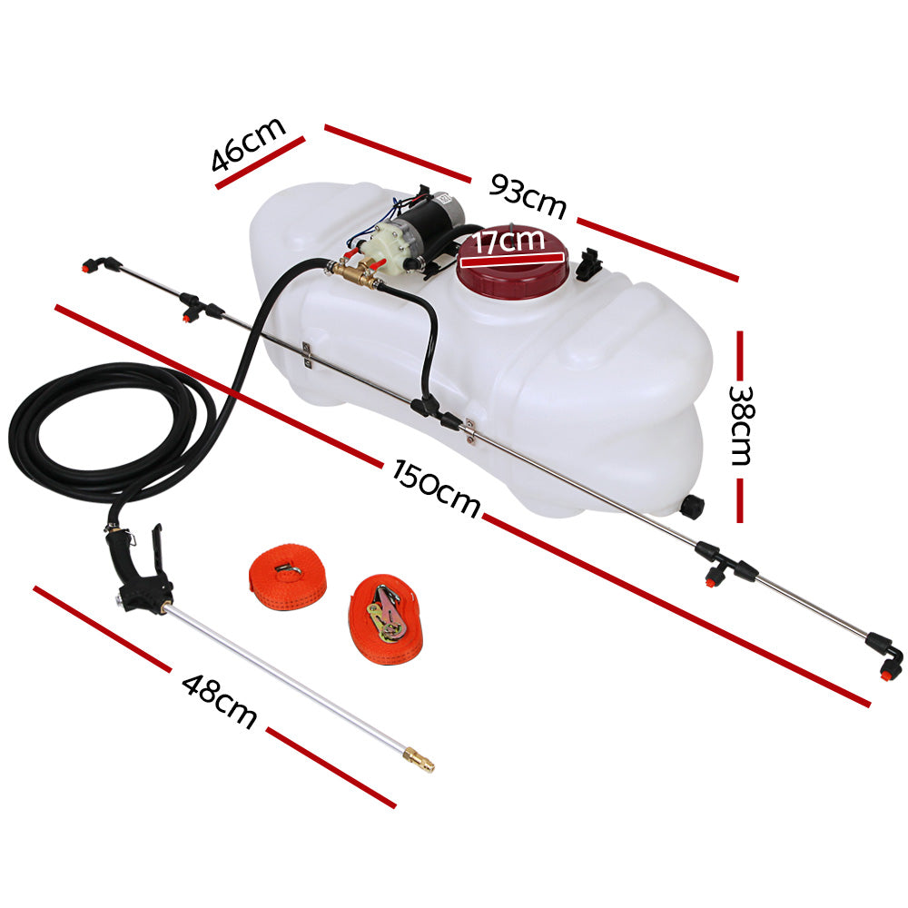 Giantz 100L ATV Weed Sprayer Spot Spray Tank - Pet And Farm