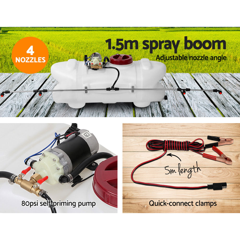 Giantz 100L ATV Weed Sprayer Spot Spray Tank - Pet And Farm