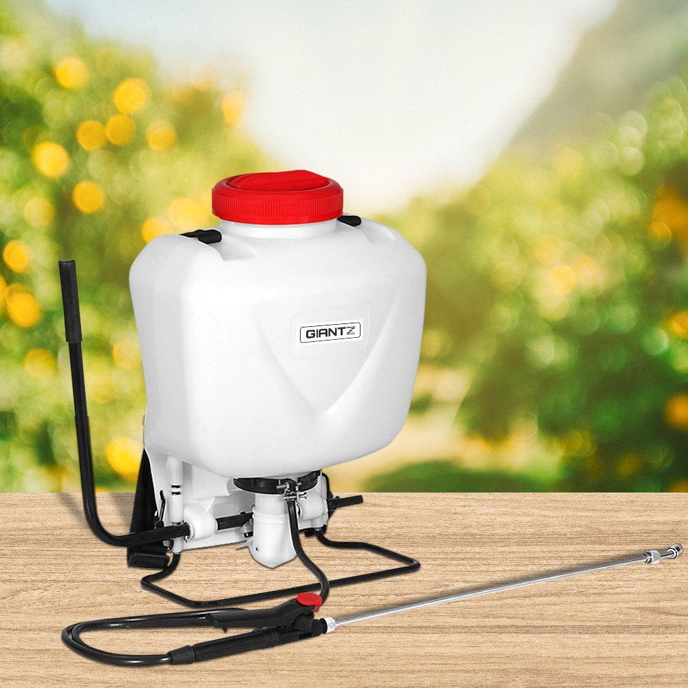 Giantz Weed Sprayer 15L Knapsack Backpack Pesticide Spray Fertiliser Farm Garden - Pet And Farm