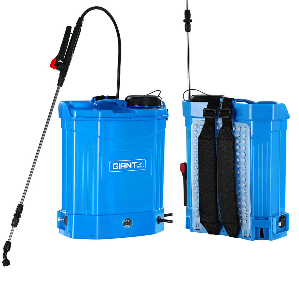 Giantz Weed Sprayer Electric 16L Knapsack Backpack Pesticide Spray Farm Garden - Pet And Farm