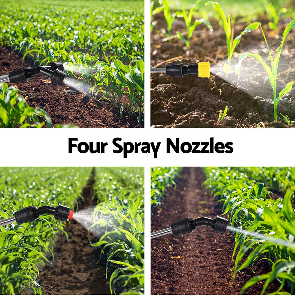 Giantz Weed Sprayer Electric 16L Knapsack Backpack Pesticide Spray Farm Garden - Pet And Farm