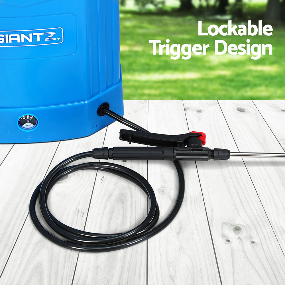 Giantz Weed Sprayer Electric 16L Knapsack Backpack Pesticide Spray Farm Garden - Pet And Farm