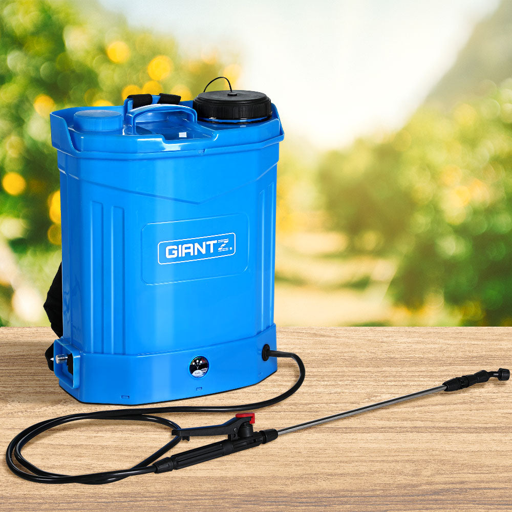 Giantz Weed Sprayer Electric 16L Knapsack Backpack Pesticide Spray Farm Garden - Pet And Farm