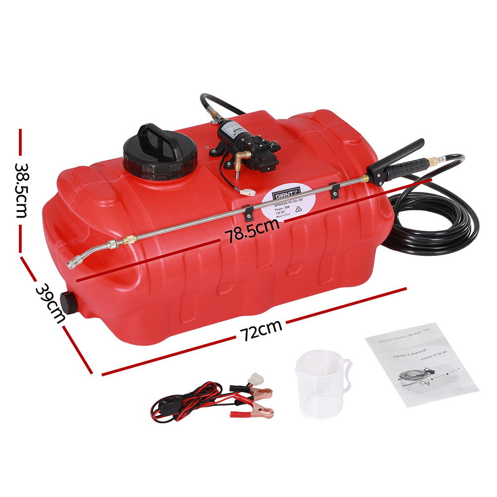 Giantz 50L Weed Sprayer Boom Pump Spot Spray - Pet And Farm