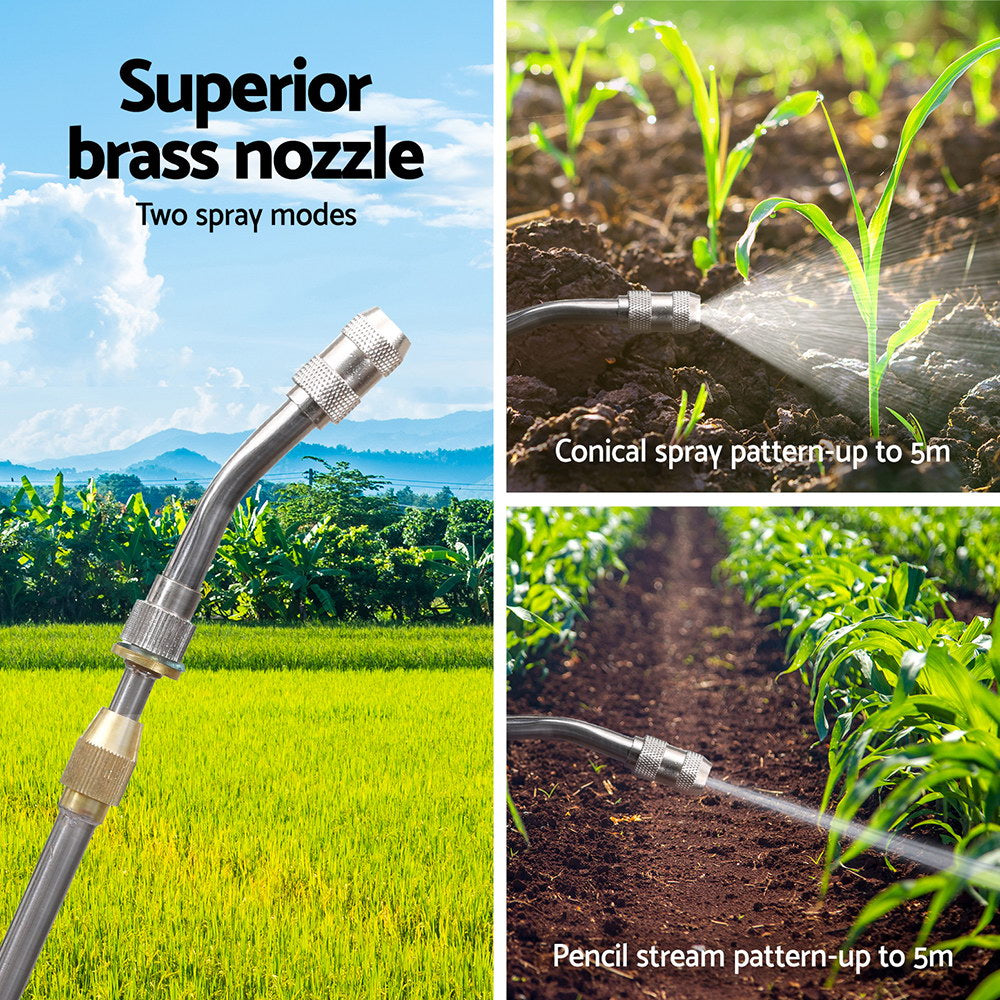 Giantz 50L Weed Sprayer Boom Pump Spot Spray - Pet And Farm