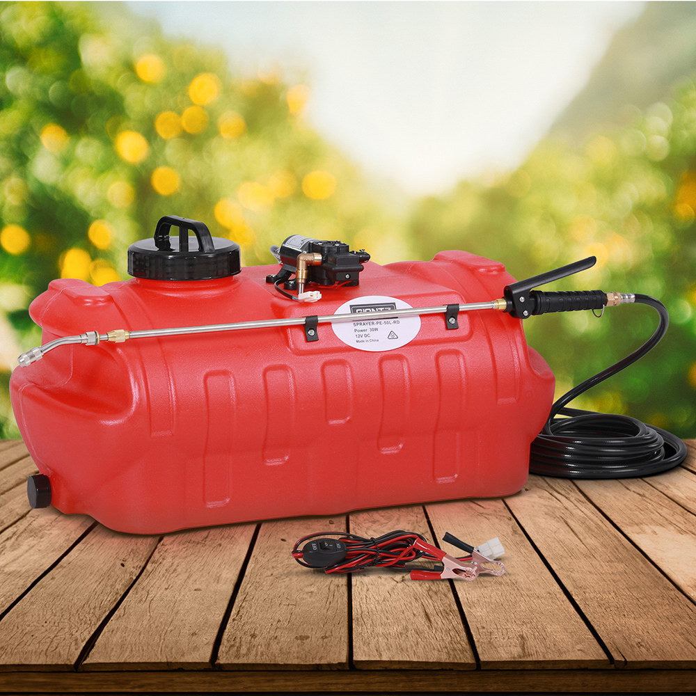 Giantz 50L Weed Sprayer Boom Pump Spot Spray - Pet And Farm