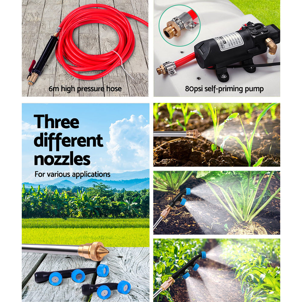 Giantz 100L ATV Weed Sprayer Spot Spray 1.5 M Boom Chemical Garden Farm Pump - Pet And Farm