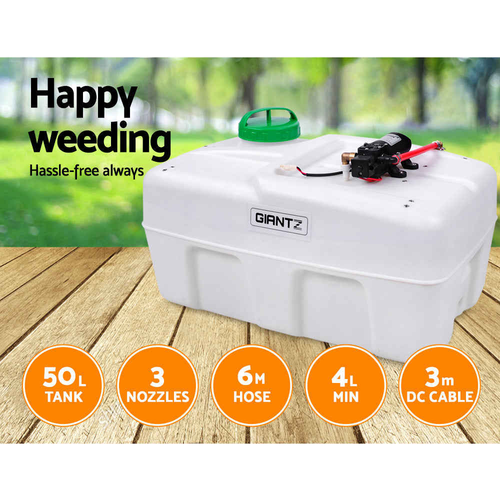 Giantz 50L ATV Gardn Weed Sprayer - Pet And Farm