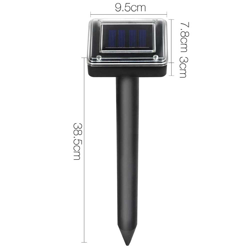Gardeon Powered Snake Repeller 20X Multi Pulse Ultrasonic Solar Pest Repellent - Pet And Farm