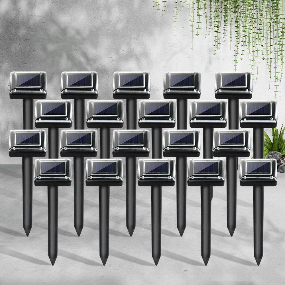 Gardeon Powered Snake Repeller 20X Multi Pulse Ultrasonic Solar Pest Repellent - Pet And Farm