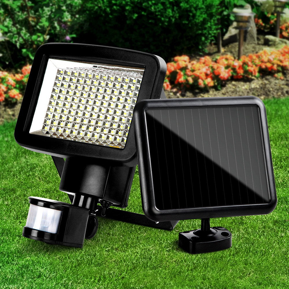 Set of 2 120 LED Solar Powered Sensor Light - Pet And Farm