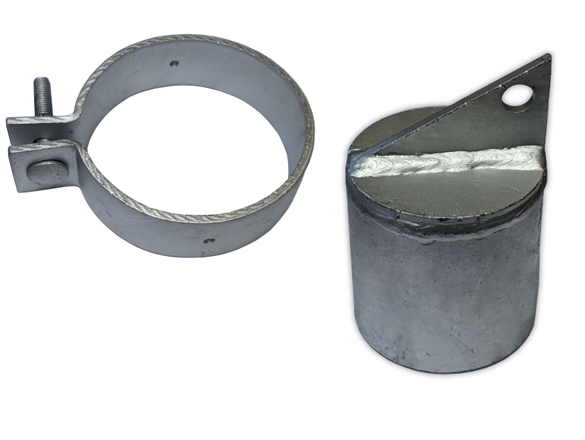 Stay Adaptor Post Clamp 80NB Strainer x 40NB/50NB Stay - Pet And Farm